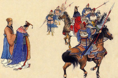 晋惠公兵败,庆郑来接他